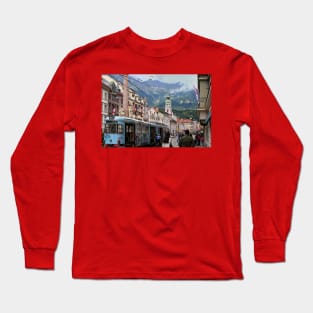 Innsbruck street scene Long Sleeve T-Shirt